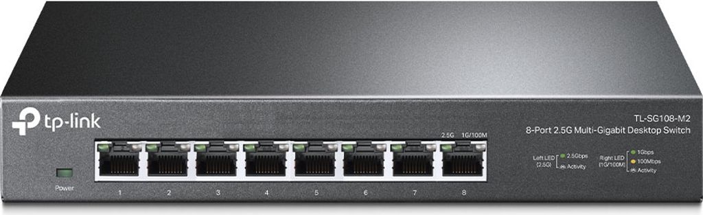 Niezarządzalny przełącznik sieciowy TP-Link TL-SG108-M2 Zdjęcie produktu