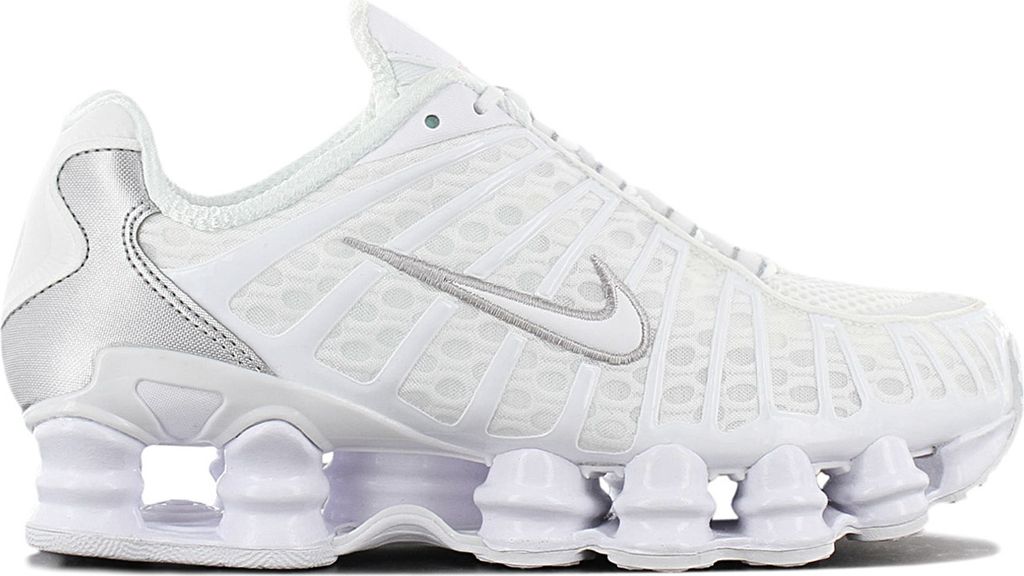 Nike Shox TL White Metallic Silver Max Orange - EU: 42.5 Produktbild 