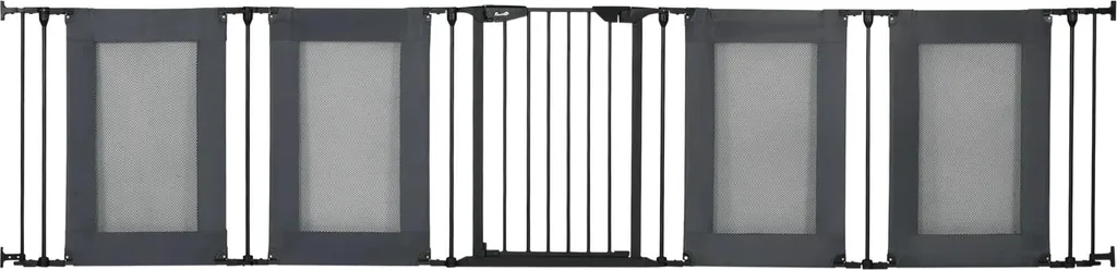 Espace sécurisé pour chiots avec ce grand enclos pliable 6 panneaux noir