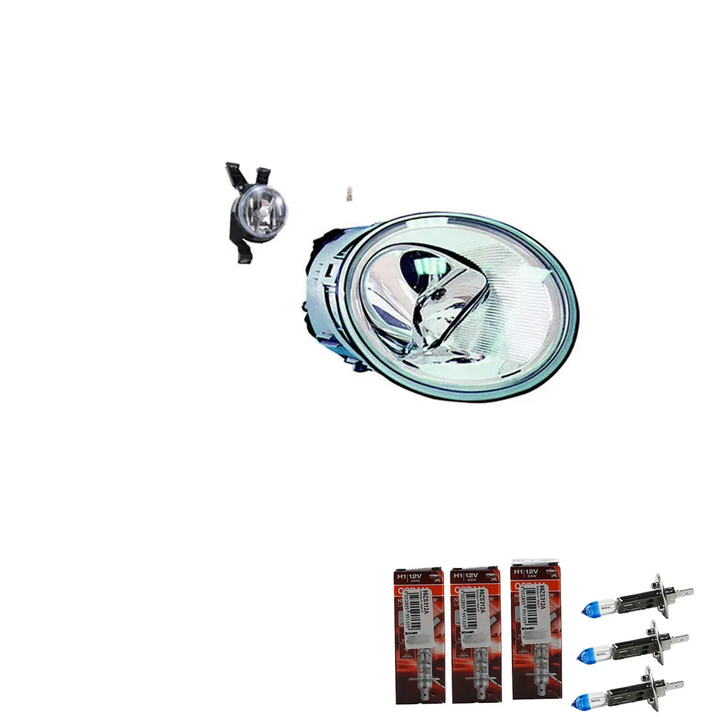 Sicurezza Notturna VW New Beetle: Kit Fari Johns e Osram Laser