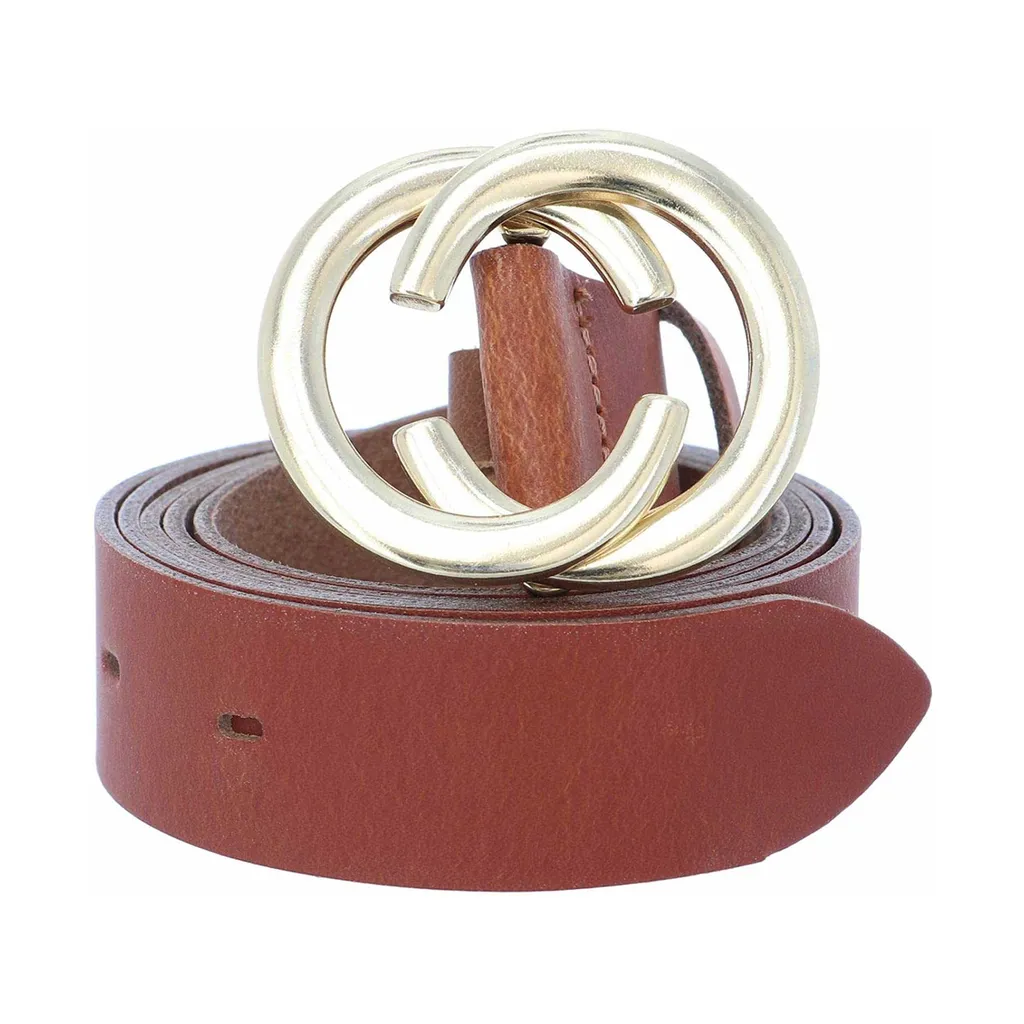 Vanzetti Pelle cintura Chain Reaction 30mm Leather Belt W85 Cognac marrone