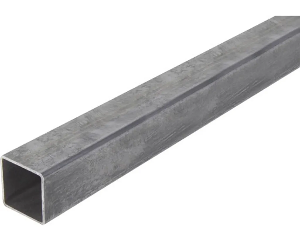 Tube acier 80x80mm Alberts 431785 haute densité, longueur 1 mètre