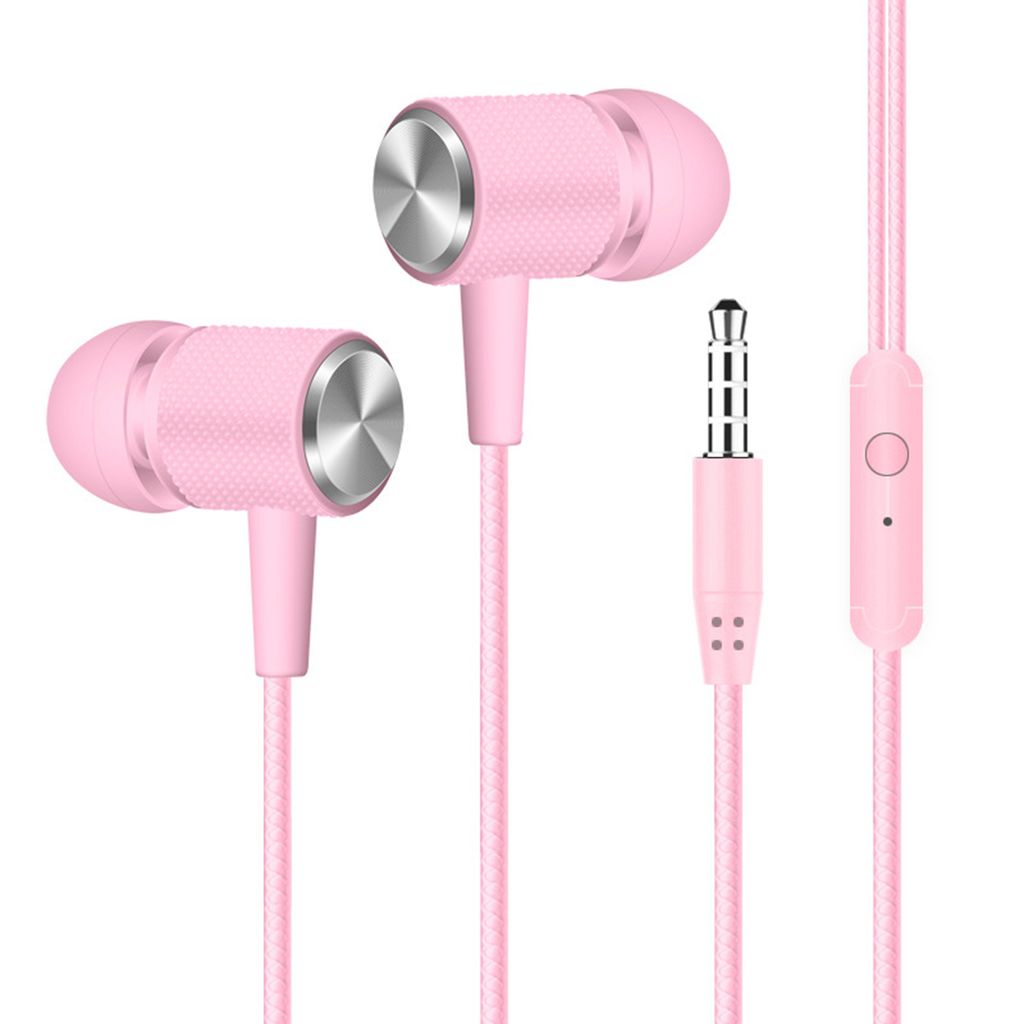 Kabelgebundener Kopfhörer, starker Bass, HD-kompatibles Telefonieren, In-Ear, 3,5 mm, hohe Empfindlichkeit, kabelgebundener Kopfhörer, Telefonver...