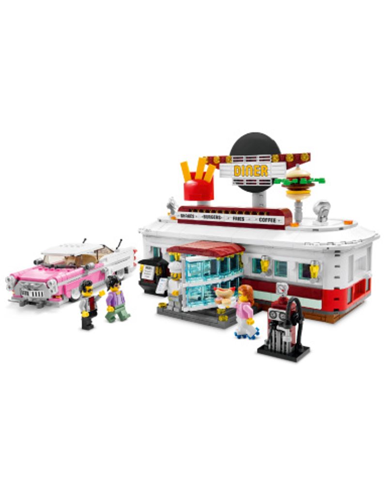 LEGO Bricklink 910011 Restaurant aus den 1950er-Jahren