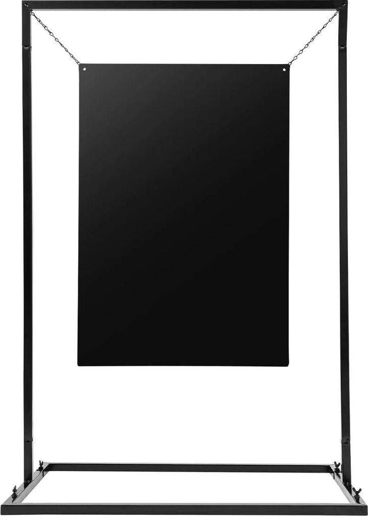 Willkommensschild Ständer - Boden-Schildständer - Für 50×70 cm Schild - Maße 75×50×110 cm - Eisen - Hochzeit/Büro/Hotel/Bar - Schwarz