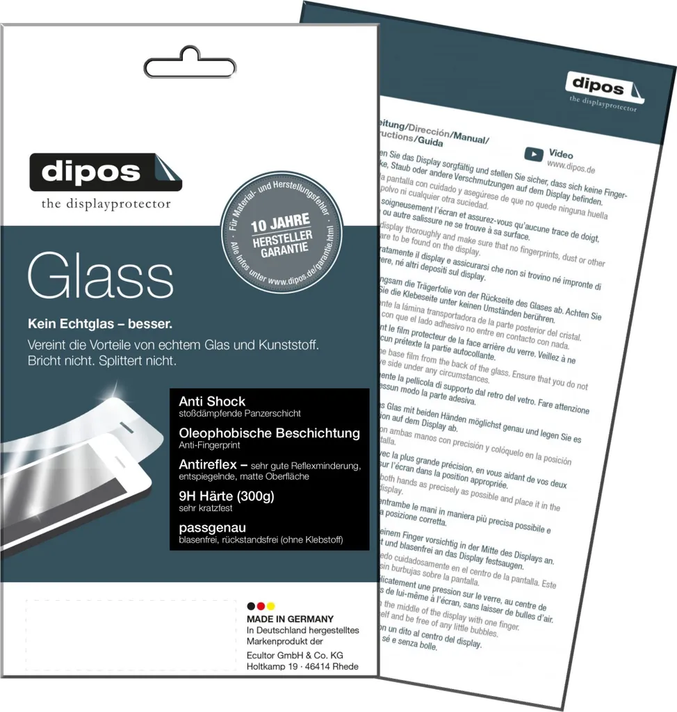 Dipos 2X Displayschutzfolie Für Bosch Nyon BUI350 (2021) – Kratzfest, Blasenfrei, Made In Germany