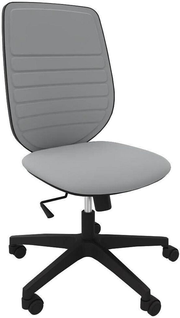 Quadrifoglio Bürostuhl Okay grau, schwarz Stoff