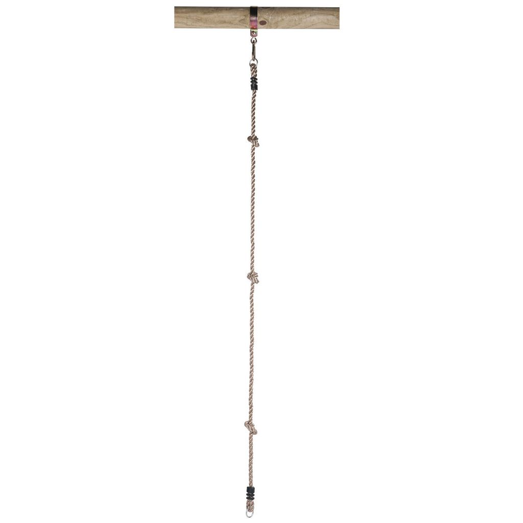 SwingKing Kletterseil mit Ringen - Kletterspielzeug 190cm
