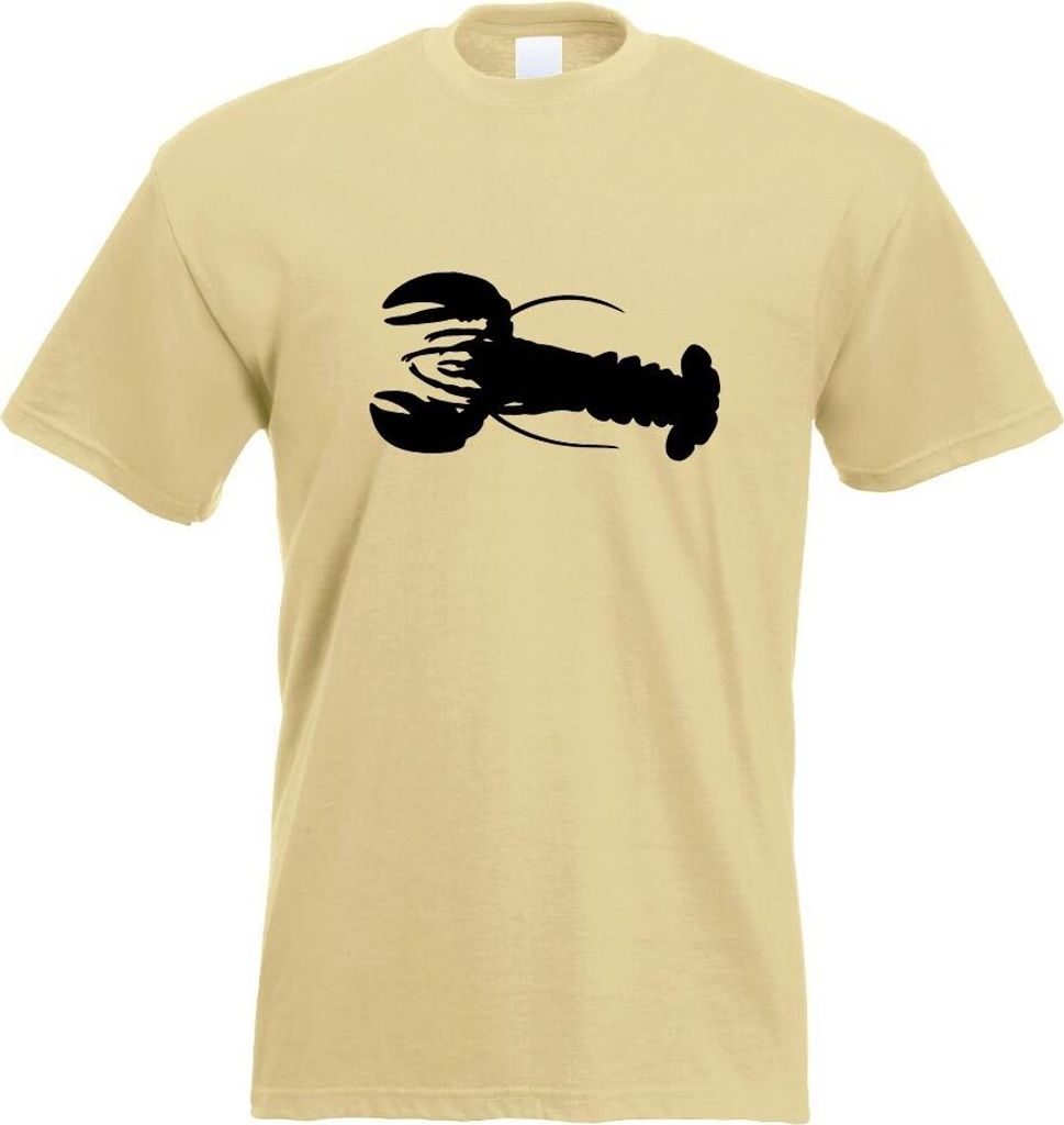 Kiwistar - T-Shirt - Khaki - Hummer - Lobster - Krebs - Cancer Motiv Bedruckt Funshirt Design Print - mit Motiv Bedruckt - Funshirt Design - Sport ...