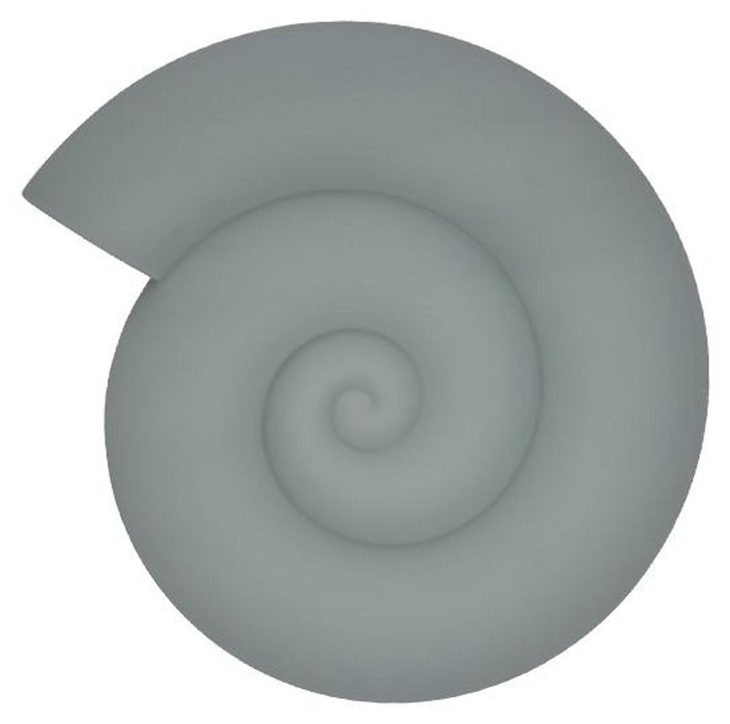 OYOY Nautilus Untersetzer Silikon Dusty Blue L301282 Topfuntersetzer 16,5x15 cm skandinavischer Hitzeschutz für Küche und Tisch