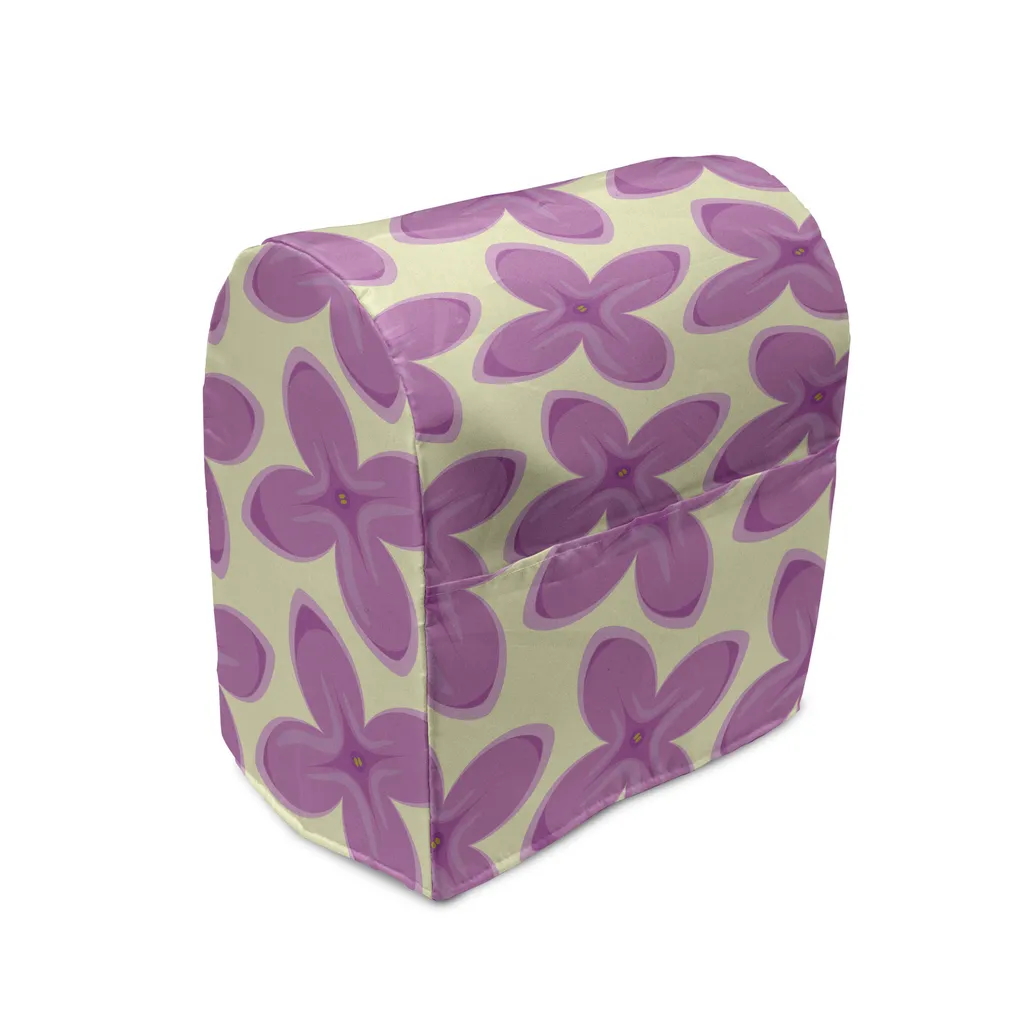 Housse pour mixeur sur socle imperméable et lavable avec poches latérales