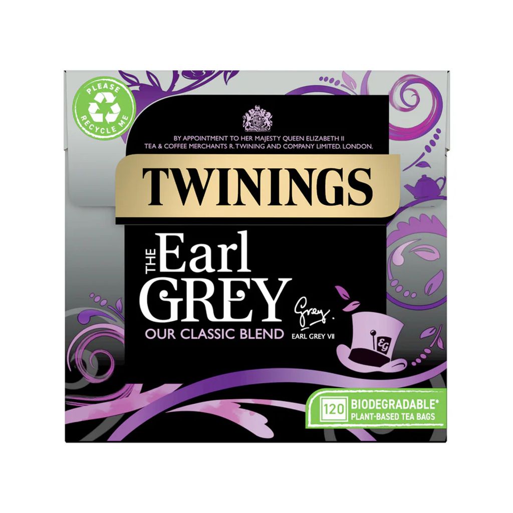 Twinings Earl Grey - 80 Tea Bags / Teebeutel - 200g