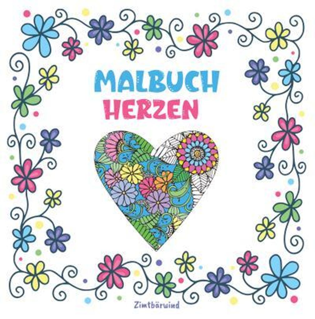 Mandala Malbuch für Erwachsene und Kinder ab 10 Jahren mit Blumen und Herzen: 30 wunderschöne florale Mandalas zum Ausmalen