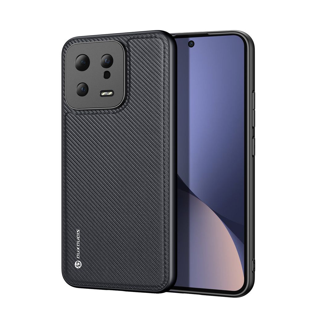 Dux Ducis Fino Hlle fr Xiaomi 13 Cover mit Silikonrahmen schwarz
