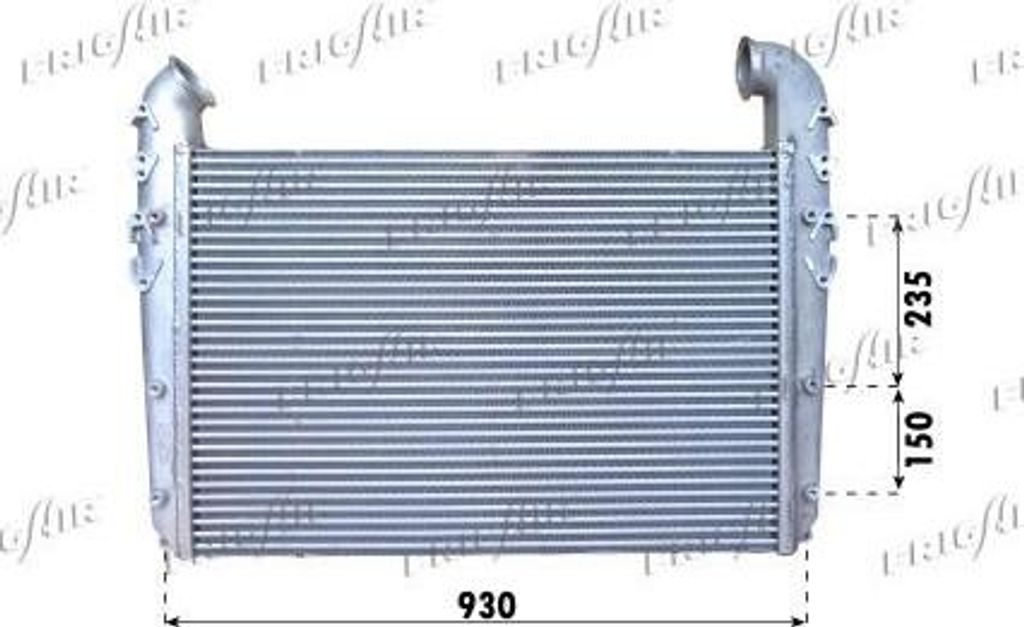FRIGAIR 0722.3002 Ladeluftkühler LLK für SCANIA 4 - series Turbo Intercooler