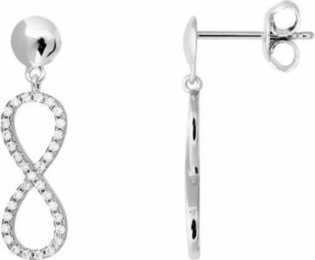 XENOX Boucles d'oreilles pour femmes en argent sterling éclatant - XS2834