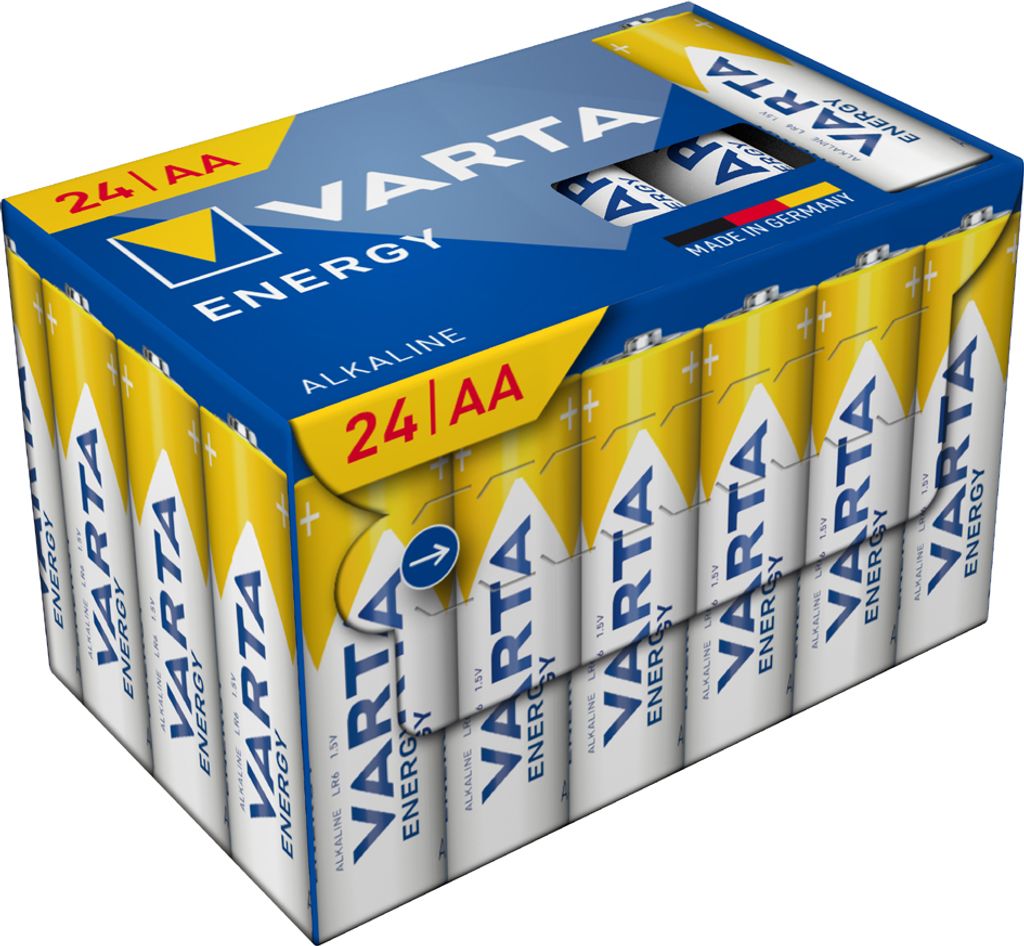 VARTA Batterie Energy Micro AAA 24er Cube Alkaline Produktbild 