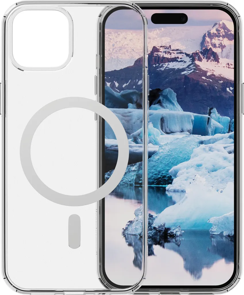 dbramante1928 Iceland Pro MagSafe custodia per cellulare Cover Trasparente, Bianco