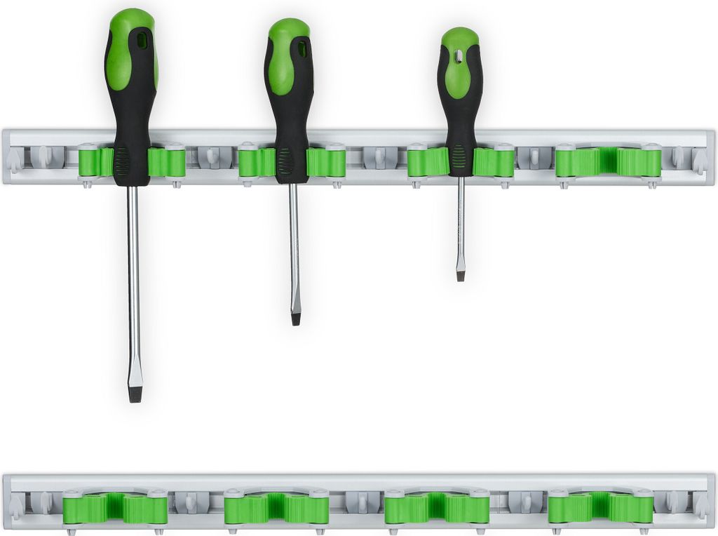 relaxdays Gerätehalter Wandhalterung 2er Set