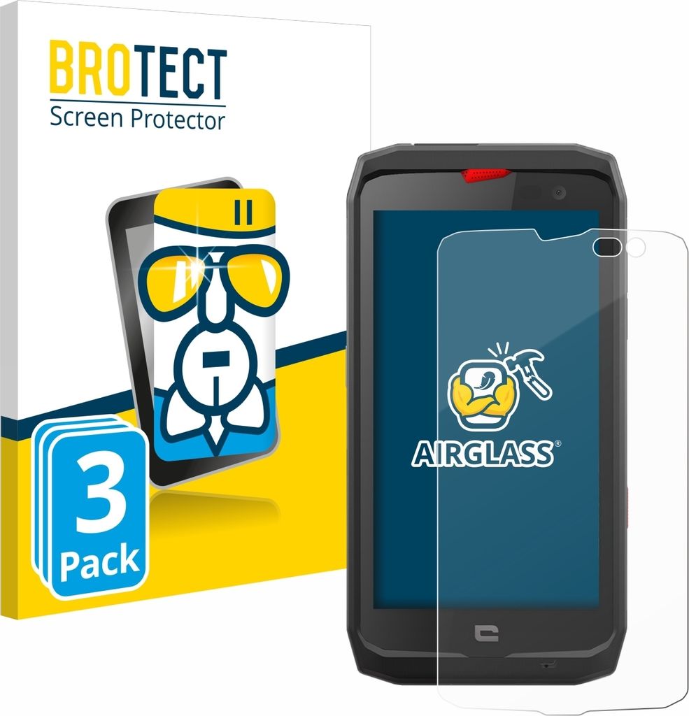 3x BROTECT Schutzglas für Crosscall Action X3 Schutzfolie Panzer Folie Glas Display Schutz klar