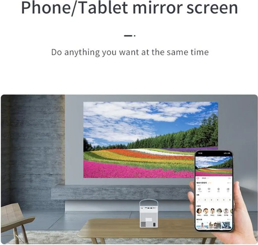 Vidéoprojecteur Cinéma Maison CY402 Android - Idéal Streaming & Jeux - 12