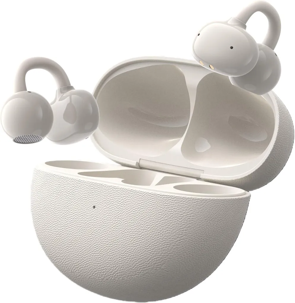 Bluetooth-Kopfhörer 5.4, 32H Autonomie, Surround-Sound, starker Bass, kabellose Earbuds mit 2 Mikrofonen für klare Anrufe Dual-Chip-System