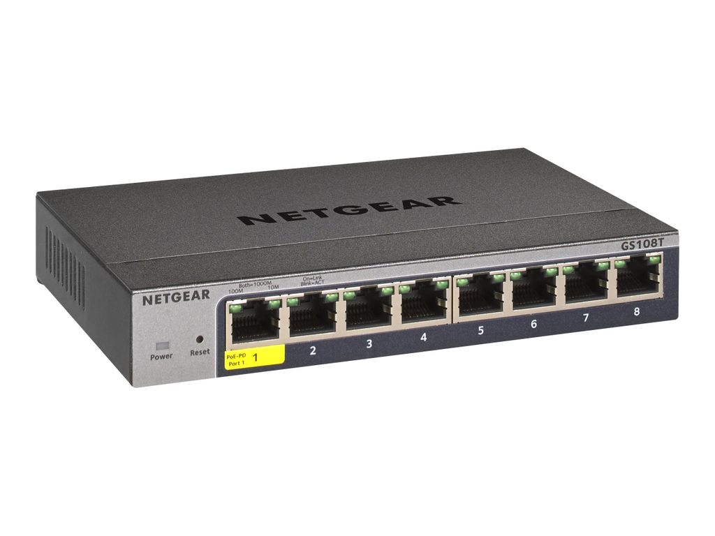 Netgear Gs108T-300Pes Smart Cloud Switch Obrázek produktu 