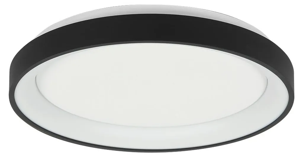 Plafonnier LED Ringlede Ø 28cm : fini les zones d'ombre en métal noir