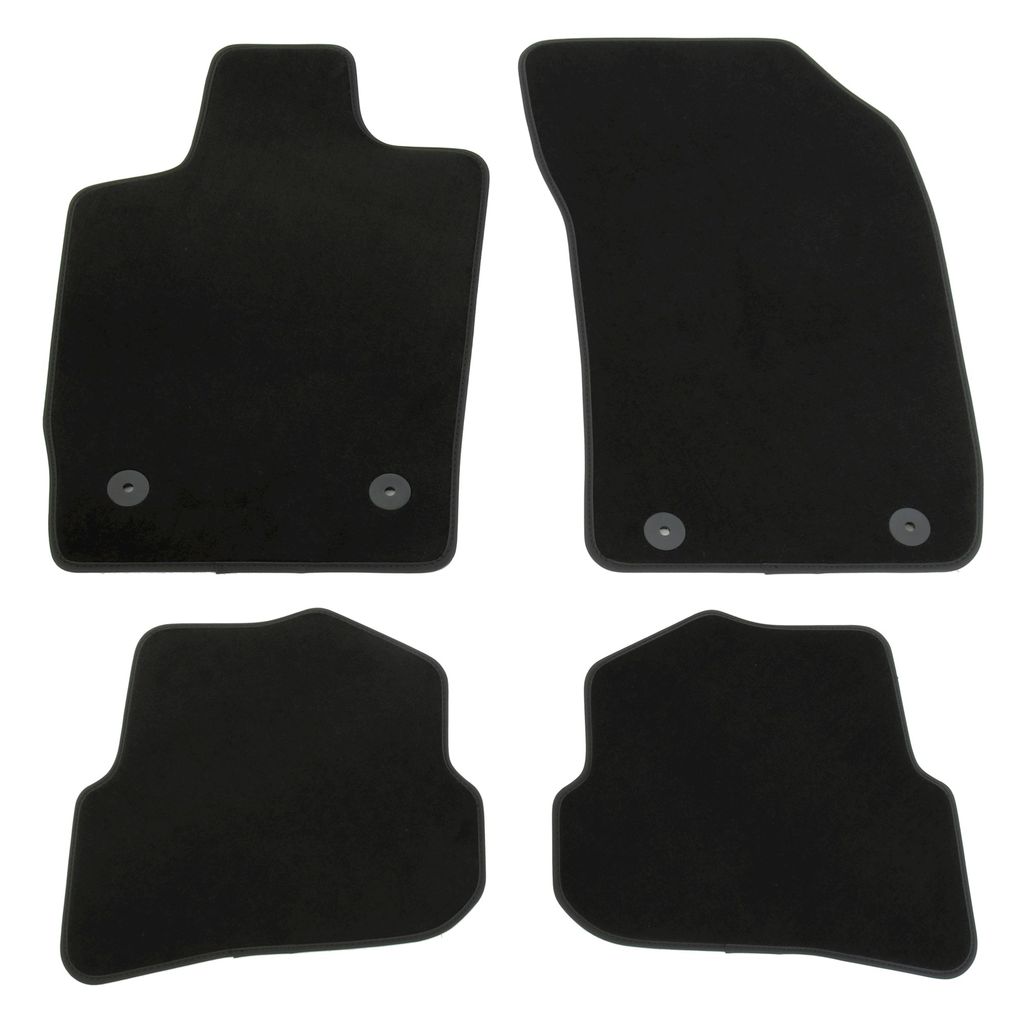 Velours Fußmatten Set für Audi A1 Typ 8X, Bj. 5/2010-5/2018