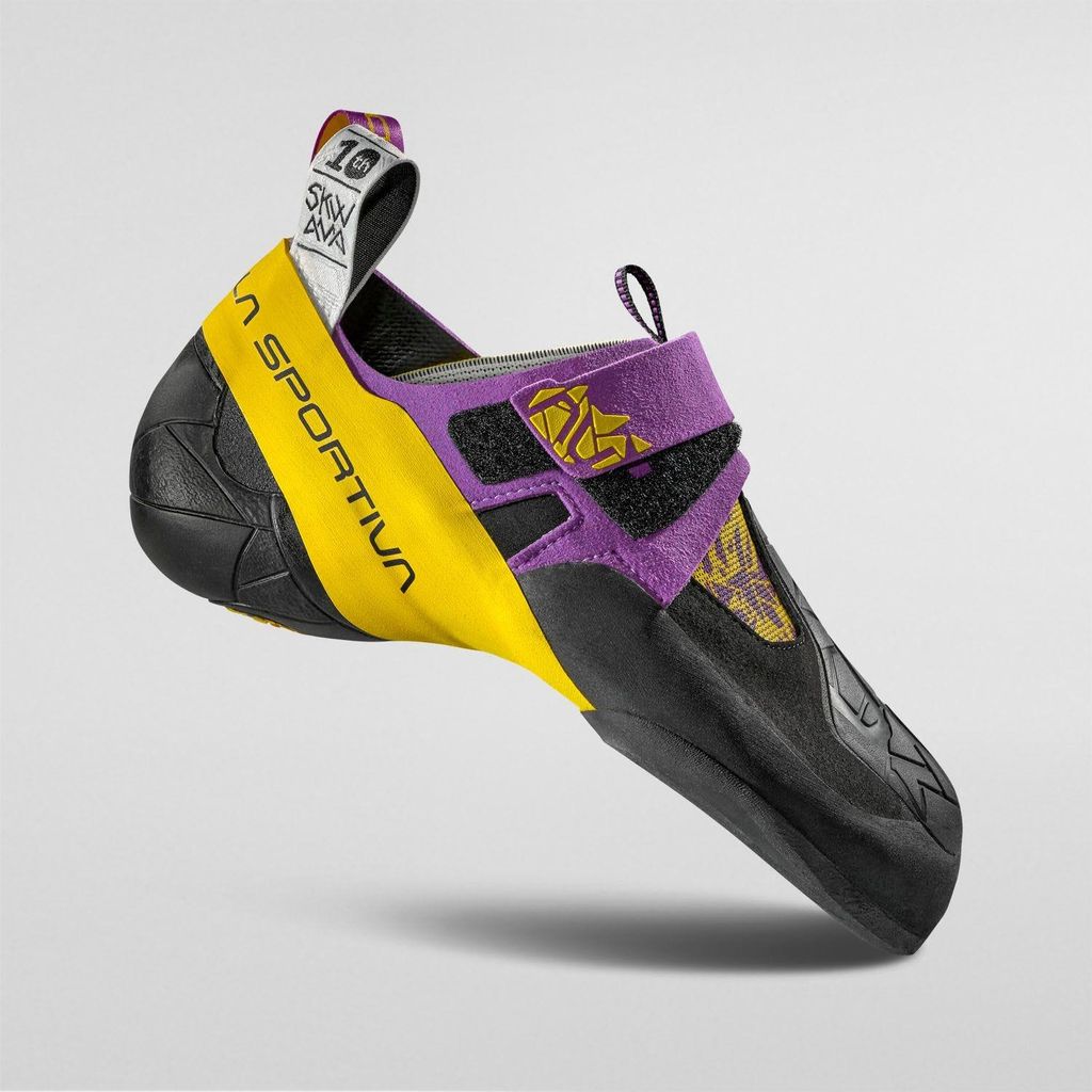 LaSportiva Skwama Herrem Kletterschuh Purple/Yellow Purple/Yellow 43,5