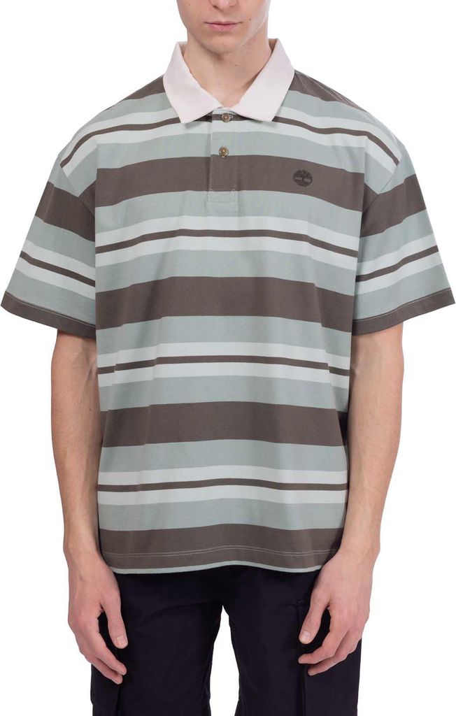 TIMBERLAND - Gestreiftes Rugby-Poloshirt für Herren - Größe L