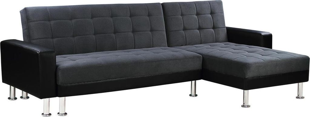 Ecksofa reversibel mit Schlaffunktion "Theo" - 4 Personen - Produktbild 
