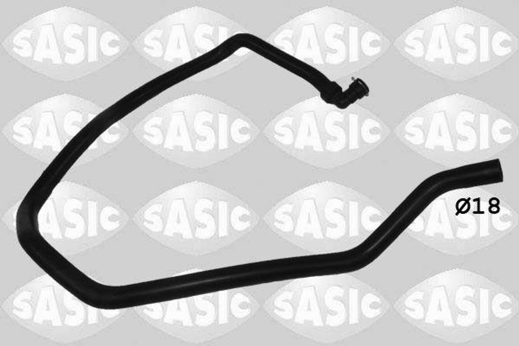 SASIC 3400227 Kühlerschlauch OE 1323A9 kompatibel mit C4er, C4, 307, 308