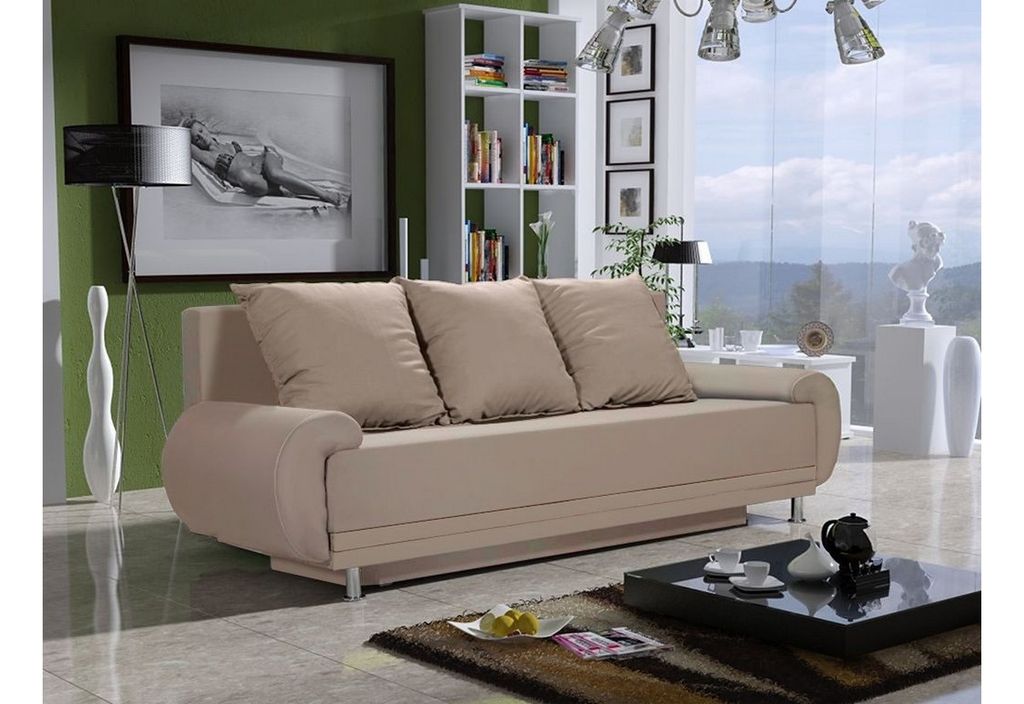 Designer-Sofa AMITERNO, Beige