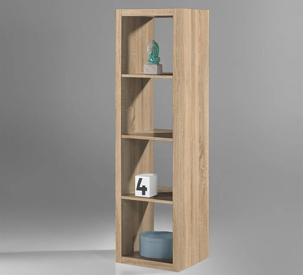 Étagère Portia en chêne Sonoma 41x147x38 cm - Meuble de rangement chic