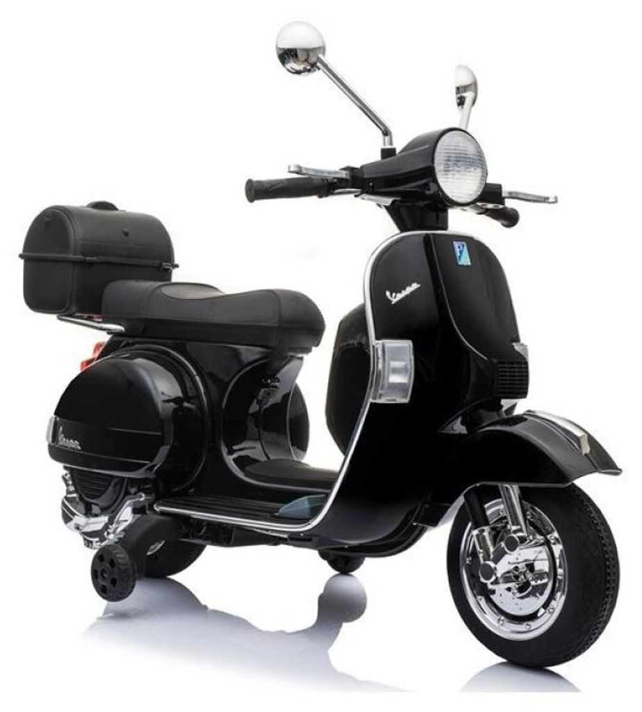 Elektrický skúter Vespa Piaggio PX150 čierny pre deti 12V 2 Obrázok produktu 