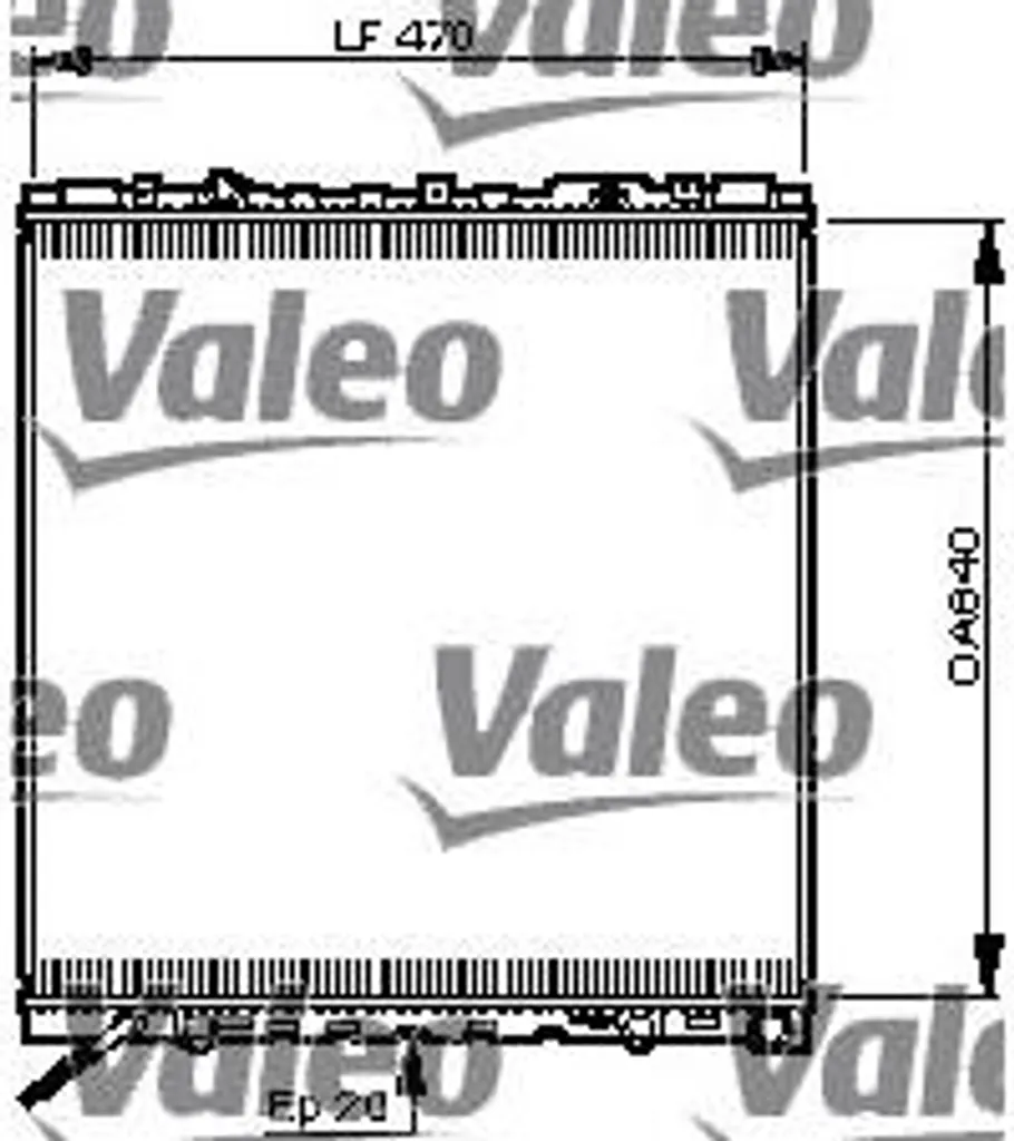 Évitez la Surchauffe : Radiateur Moteur Valeo 735503 pour Sorento OE