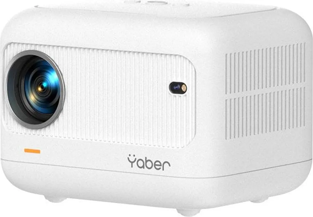 Projecteur Yaber L1 720p pour Soirée Cinéma et Jeux Vidéo - Blanc Portable