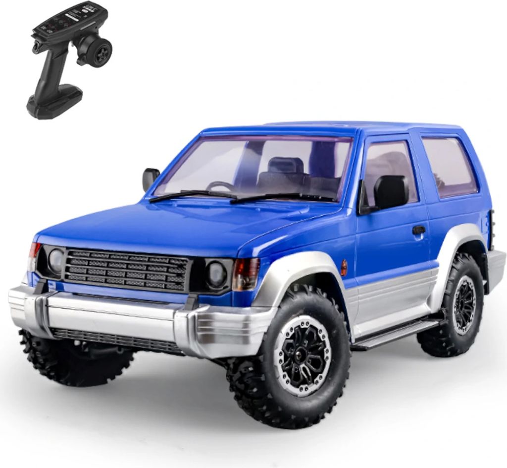Ferngesteuertes Auto, 2,4 GHz 4WD Offroad-Rock-Crawler-Fahrzeug im Massstab 1:14, elektrisches Gelaendespielzeugauto fuer Kinder, Jugendliche und E...