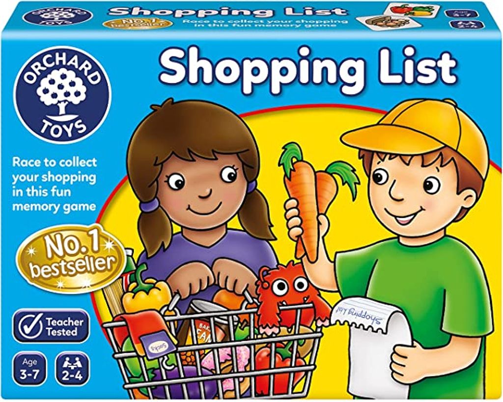 Gra edukacyjna w języku angielskim Lista zakupów LISTA Zdjęcie produktu 