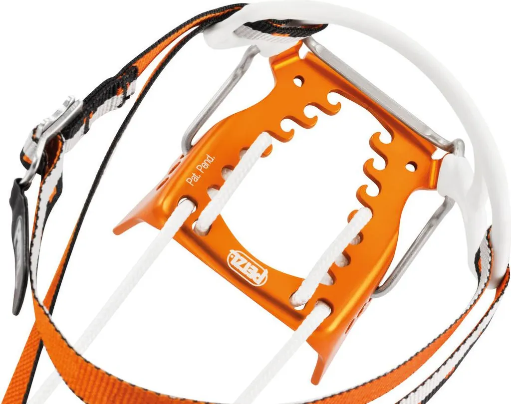 Petzl Leopard FL Crampons d'Alpinisme Ultra-Légers Orange Taille Unique