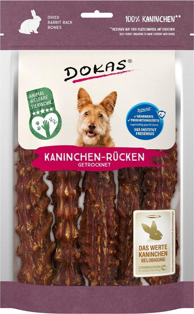 DOKAS - Dorso di coniglio 1 confezione (1 x 120 g) Immagine del prodotto 