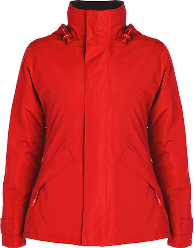 Roly PK5078 | Damen Europa Jacket, Außenseite: 100% Polyester, Wasserdicht - Farbe: Red 60 - Größe: M