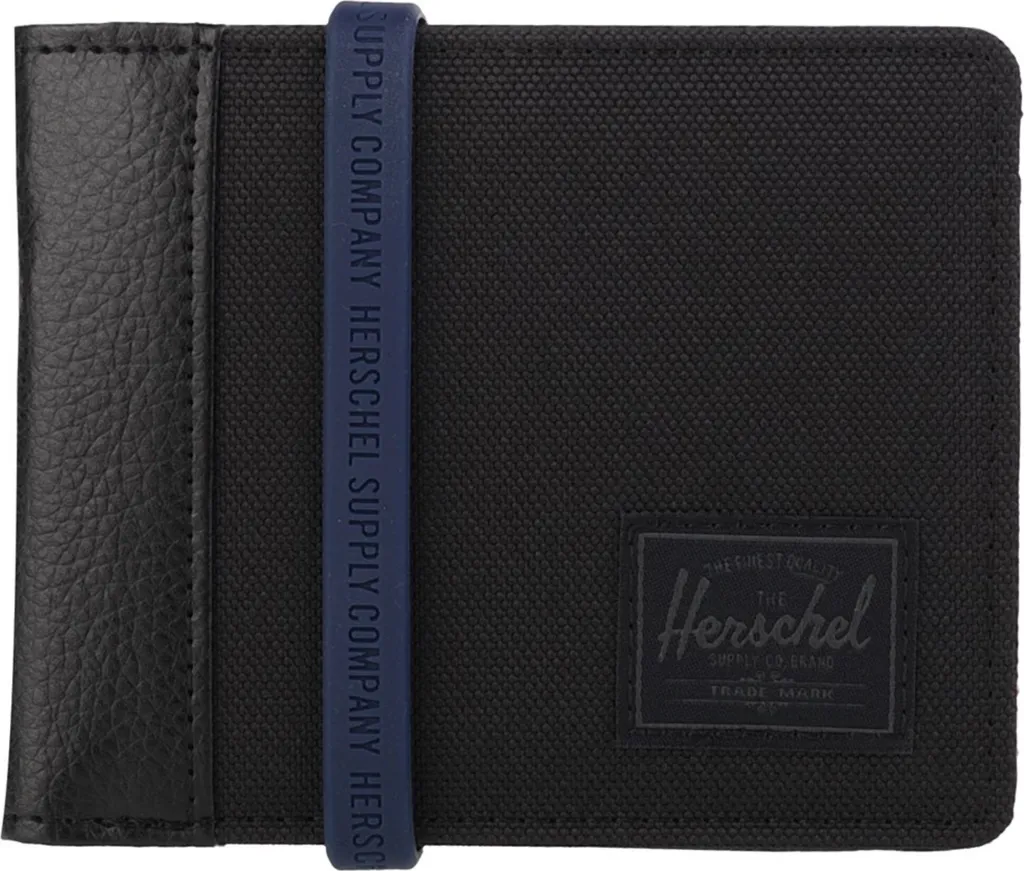 Portefeuille Herschel Hank RFID Noir : Idéal pour Voyages et Usage Quotidien