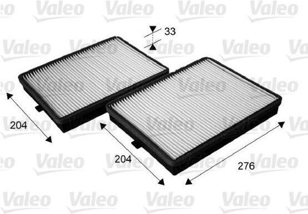 2 Valeo Innenraumfilter für BMW 5er E39