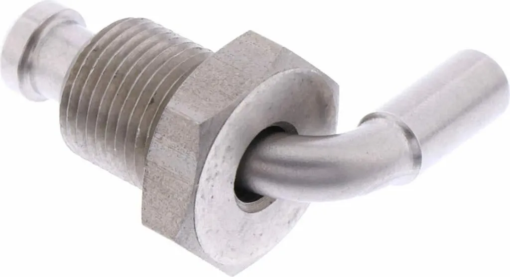Raccord Stahlflex inox M12x1 filetage mobile pour tuyau de freinage