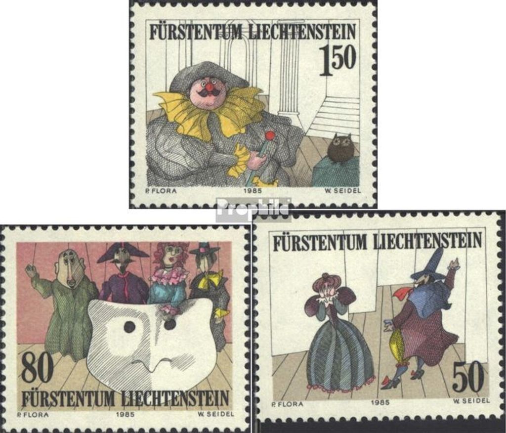 Briefmarken Liechtenstein 1985 Mi 887-889 (kompl.Ausg.) FDC Produktbild 