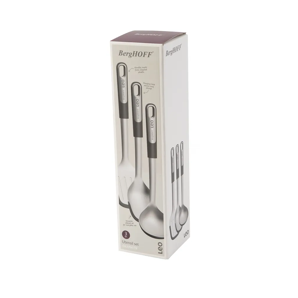 Ustensiles de cuisine gris graphite BergHOFF Leo en kit de 3 accessoires - 2