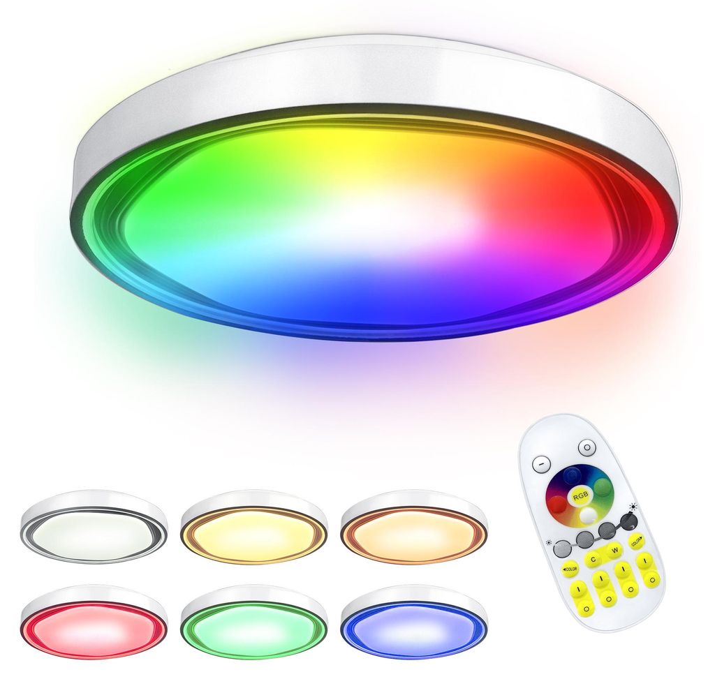 VA-Cerulean 60W LED Deckenleuchte dimmbar RGB Farbwechsel Produktbild 