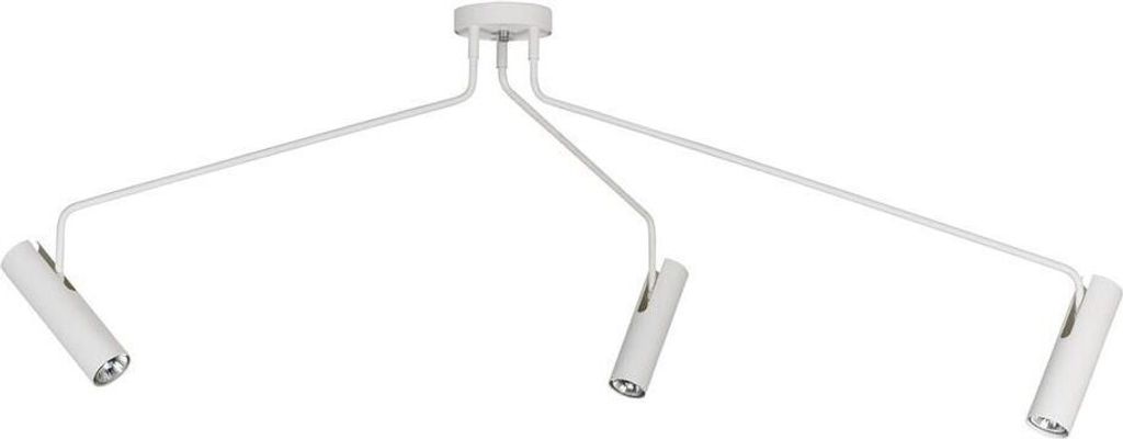 Eyes Deckenleuchte mit 3 verstellbaren Spots 135cm Weiß